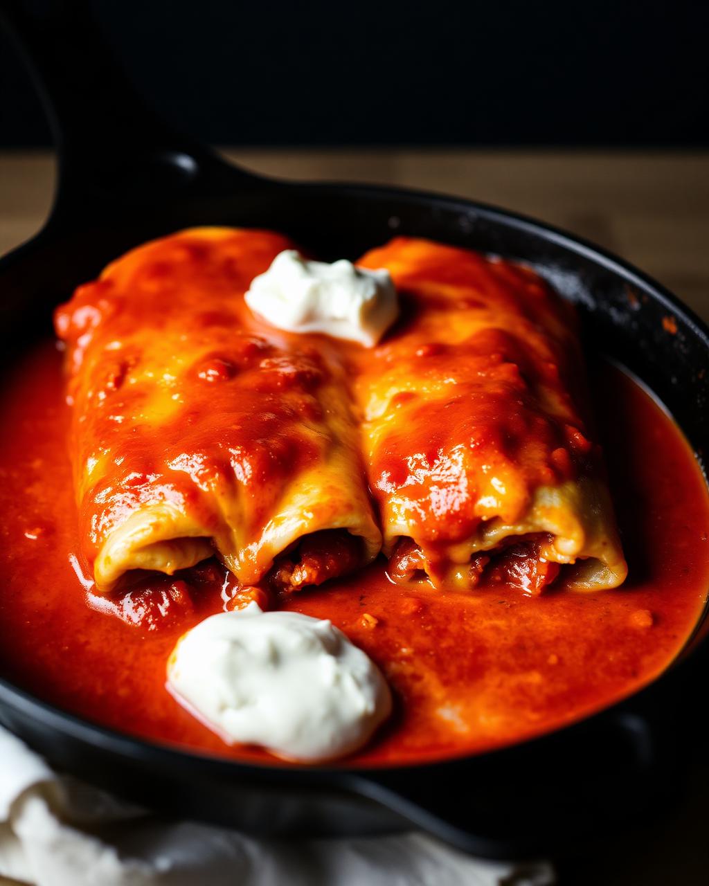 Queso Birria Enchiladas