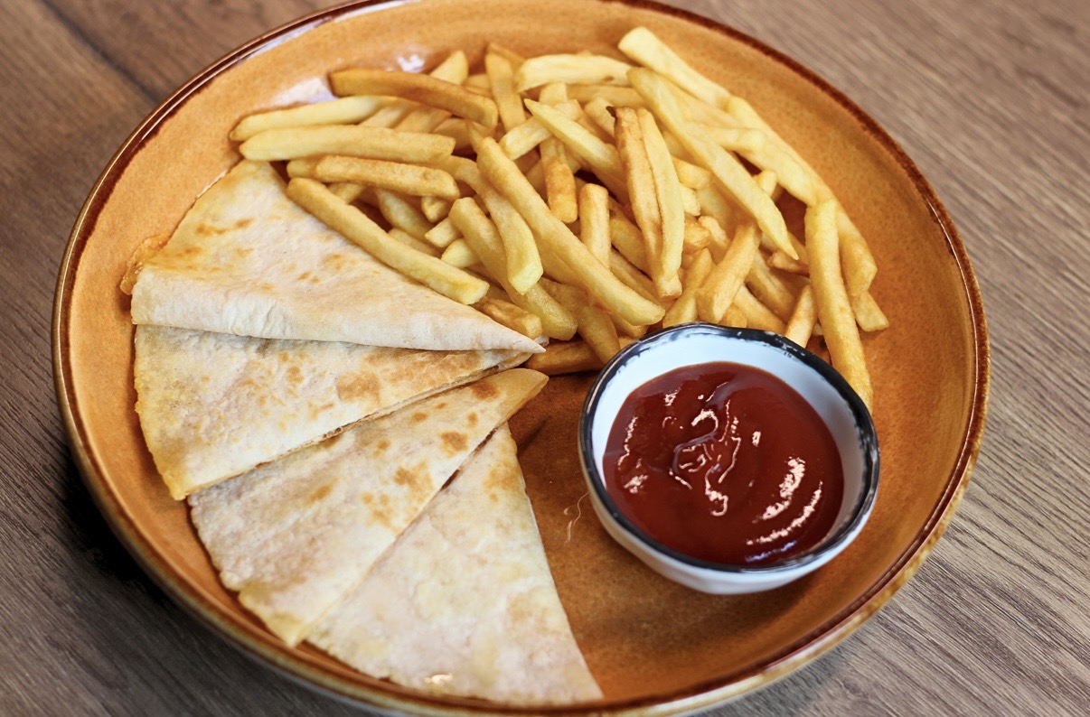 Cheese Quesadilla & Fries