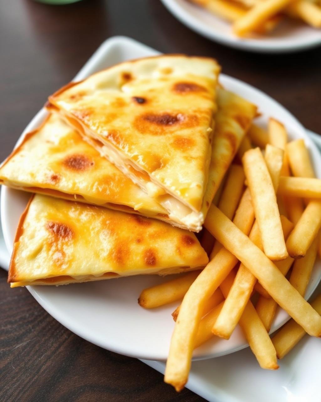 Quesadilla de Queijo & Fritas