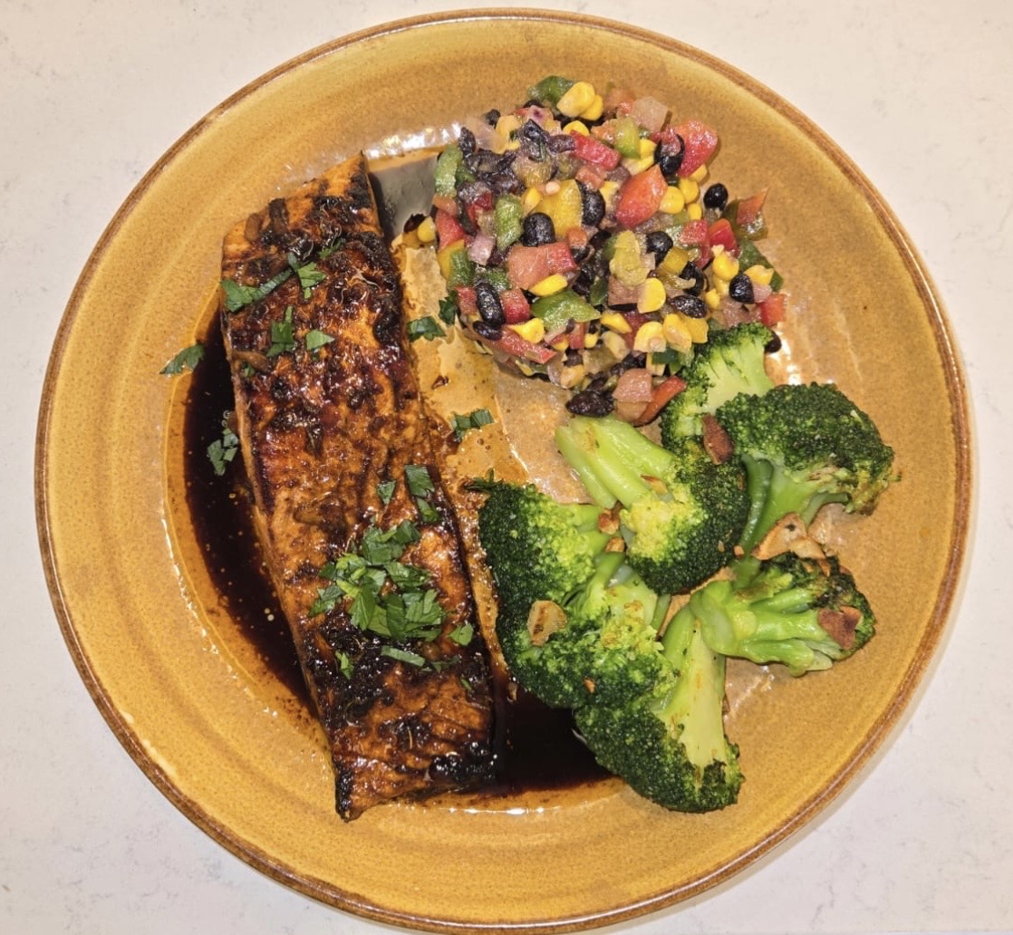 Ancho-Honey Salmon